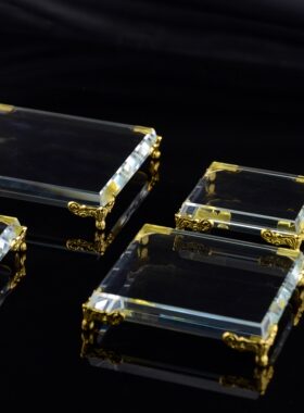 水晶玻璃底座手办底座