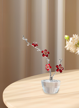 意梵人造水晶摆件简约桌面