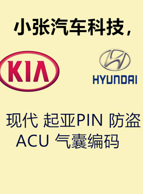 查算出现代起亚领动名图瑞纳K2K3防盗钥匙pin气囊仪表ACU编码密码