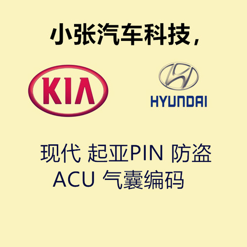 查算出现代起亚领动名图瑞纳K2K3防盗钥匙pin气囊仪表ACU编码密码