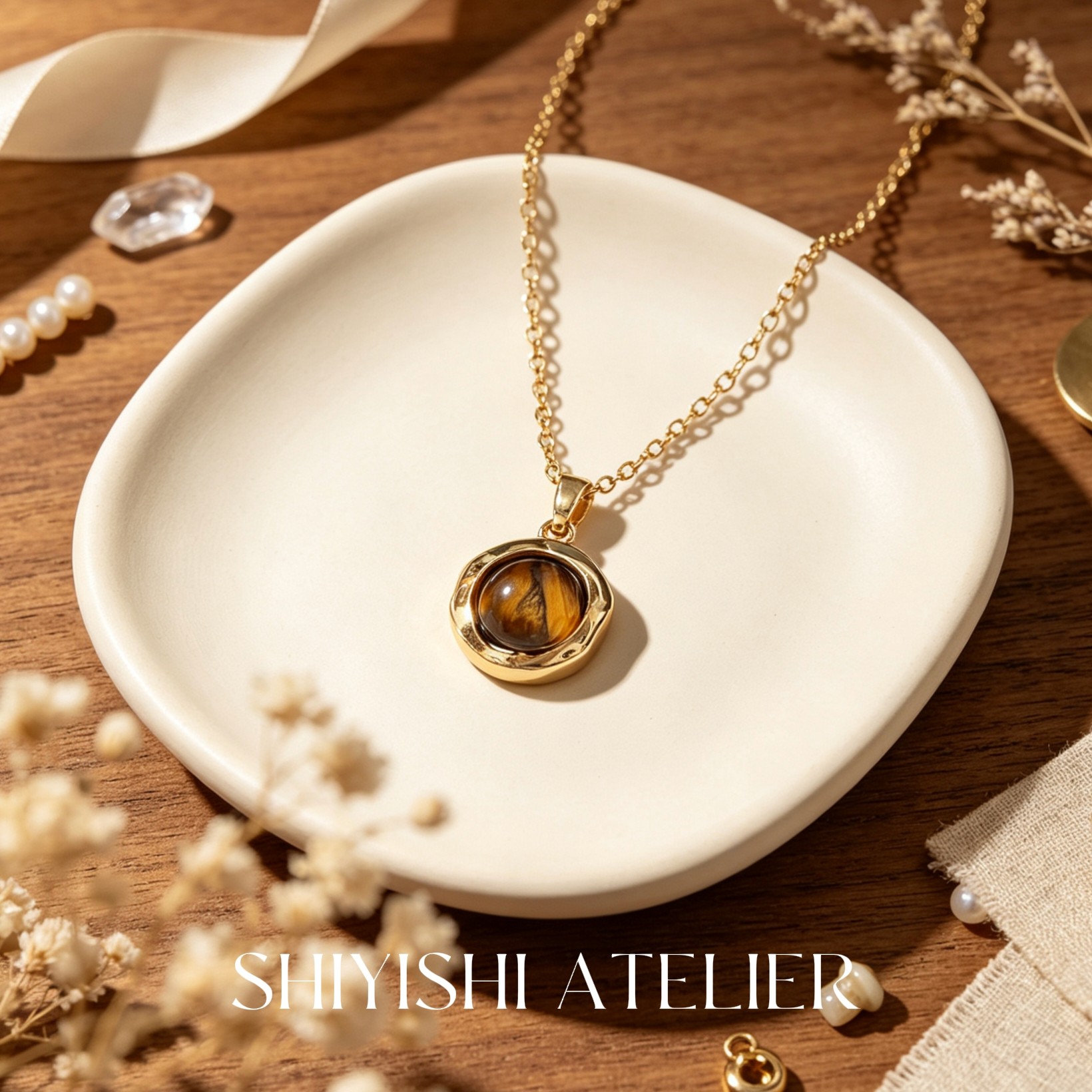 【新款】拾一饰ATELIER  Molten Ring Eye 熔环凝瞳 项链