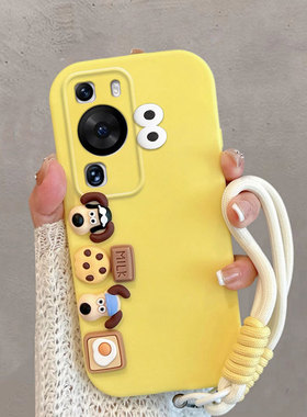 适用于华为p60壳p60pro卡通p60art可爱立体p6o创意p6opro新款p60荣耀p605g全包防摔ppro软壳女p六零por5g