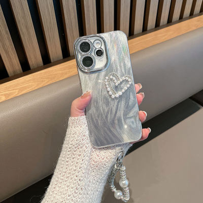 适用于opporeno15手机壳reno15pro新款女opreno15c羽纱自带镜头膜plw110全包防摔plv110高级感时尚手链保护套
