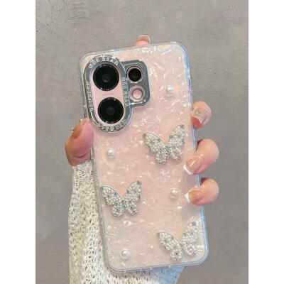 适用于vivos30手机壳s30promini半透明新款女V2464A小清新立体蝴蝶高级感步步高简约防摔保护套vovos维沃viv0