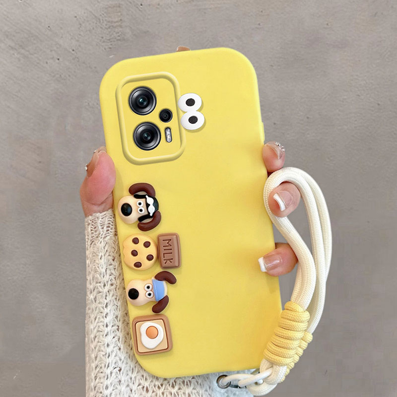 适用于红米note11tpro手机壳noto11t pro+卡通redminote12tpor小米22041216c加可爱新款全包防摔保护套软壳女