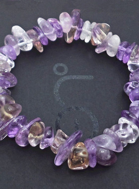 水晶碎石手链情侣手饰