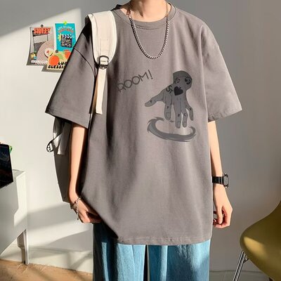 手术罗海贼王短袖t恤男痞帅半袖