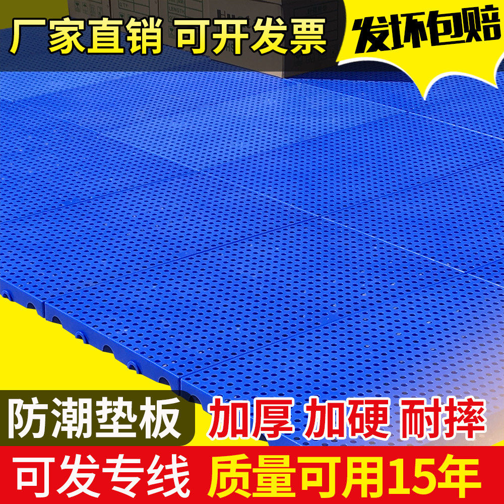 可拼接加厚塑料防潮垫板托盘超市冷库地垫仓库地台板车宠物垫子