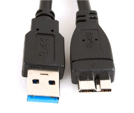 高速USB3.0数据线Micro B东芝WD希捷数据线 移动硬盘专用