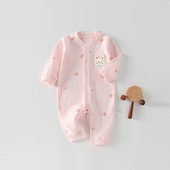 男女宝宝连体衣春秋季 纯棉新生儿衣服超萌外出婴儿哈衣爬服秋装