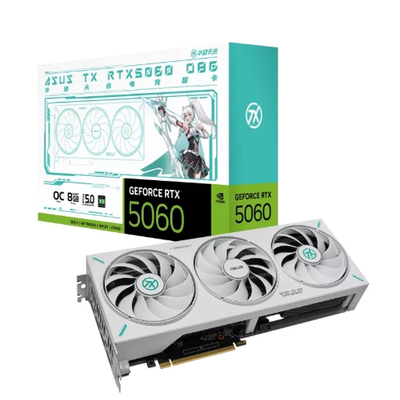 华硕 TX-RTX5060-O8G电脑游戏显卡 5060天选三风扇 GDDR7 618联保