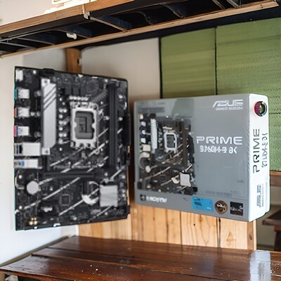 华硕 大师PRIME B760M-R D4 电脑游戏主板 支持12/13代CPU