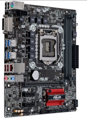 Asus/华硕 EX-B150M-V5 D3 台式机主板支持LGA1151 针脚 DDR4