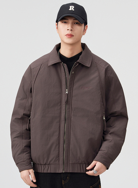 DL brand 冬季薄款羽绒立领夹克棉服基础款百搭潮流外套上衣男女