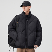 brand 冬季 薄款 羽绒立领夹克棉服基础款 百搭潮流外套上衣男女