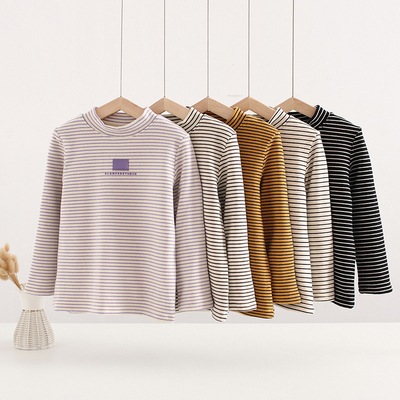 儿童半高领打底衫男女童保暖上衣