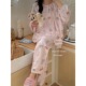 双层纱布居家服女甜美柔软舒适睡衣 puggy春夏款 花篮小兔 little