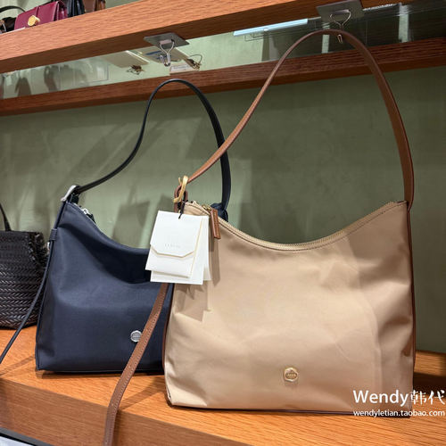 韩国代购小众设计师lememe 尼龙单肩斜挎小方包托特包hobo 小号