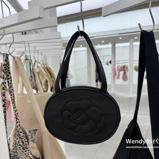 韩国代购 玫瑰花可爱花朵手提包 小众emis