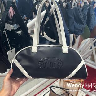 复古大容量托特包单肩手提包 小众设计师emis 部分现货 韩国代购