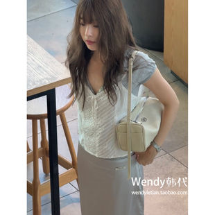 直邮～韩国代购小众minitmute新款单肩斜挎手提包小方包brett秀林