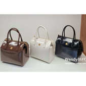 新款 韩国代购 小众设计师lememe 牛皮单肩斜挎手提包托特波士顿包