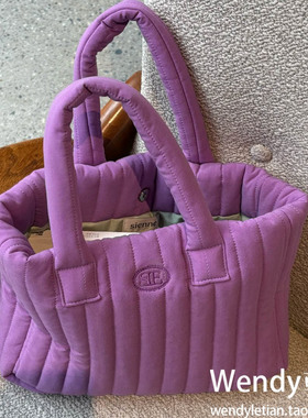 直邮~韩国代购sienne 小众字母手提包单肩包 云朵包padding