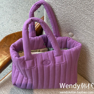 小众字母手提包单肩包 sienne 云朵包padding 韩国代购 直邮