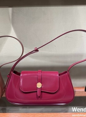 韩国代购小众设计师 lememe牛皮 单肩腋下斜挎包sac vigne