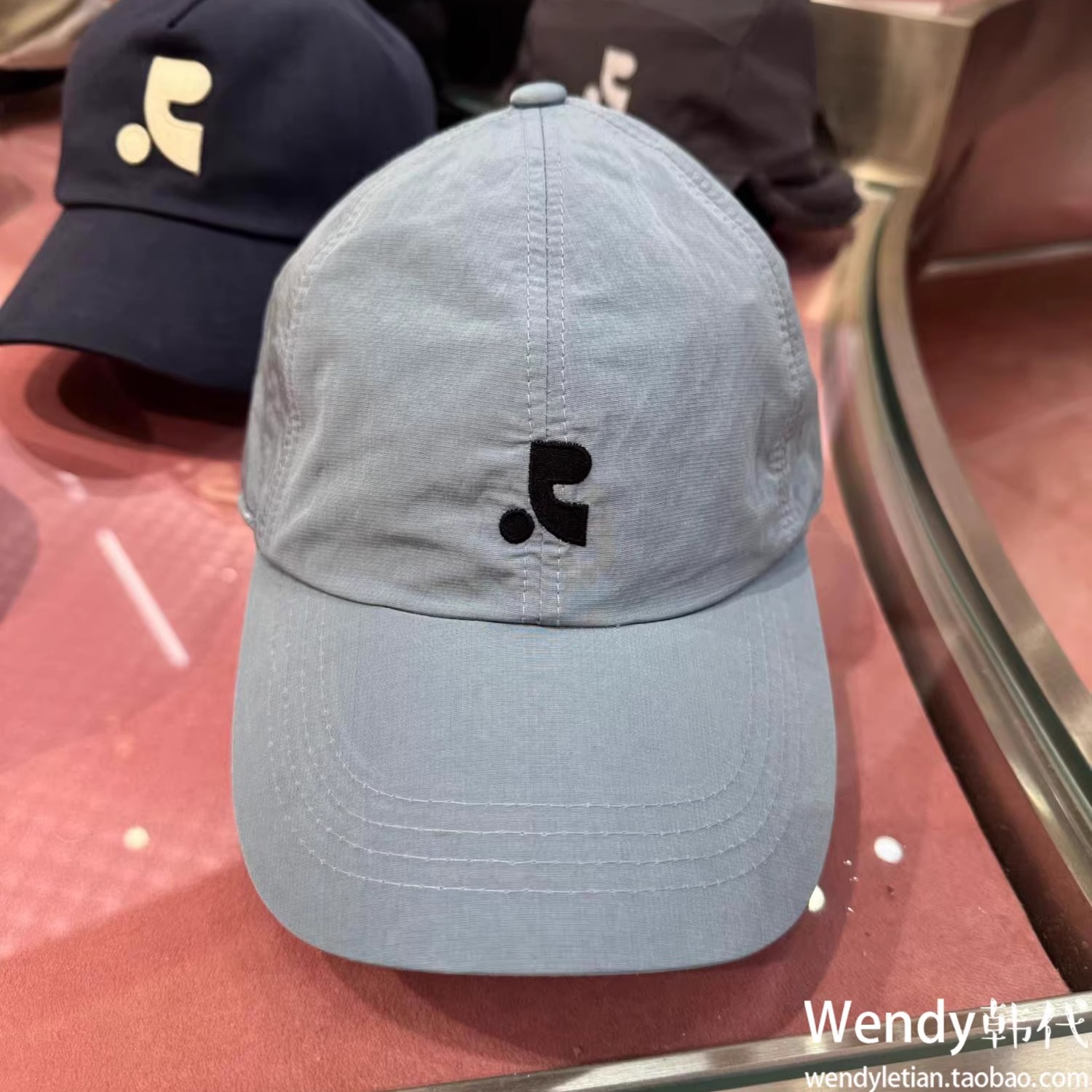 ~韩国代购rest and recreation 尼龙小标logo字母刺绣棒球帽 帽子