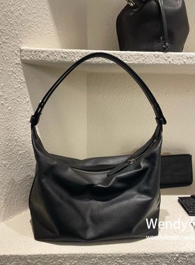 韩国正品代购小众bucks leather 真皮单肩斜挎手提托特包大号