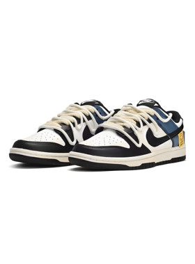 NikeDunkLow笑脸贴做旧板鞋