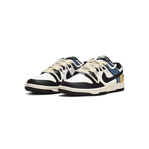NikeDunkLow笑脸贴做旧板鞋