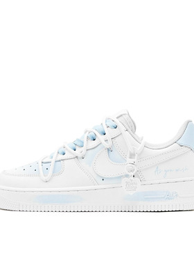 【定制球鞋】Nike Air Force1 AF1耐克空军一号心语心愿板鞋低帮