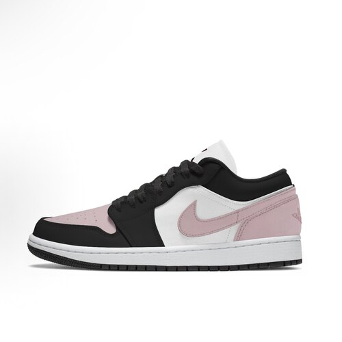【定制球鞋】Air Jordan 1耐克暴力粉潮流简约黑粉色经典板鞋