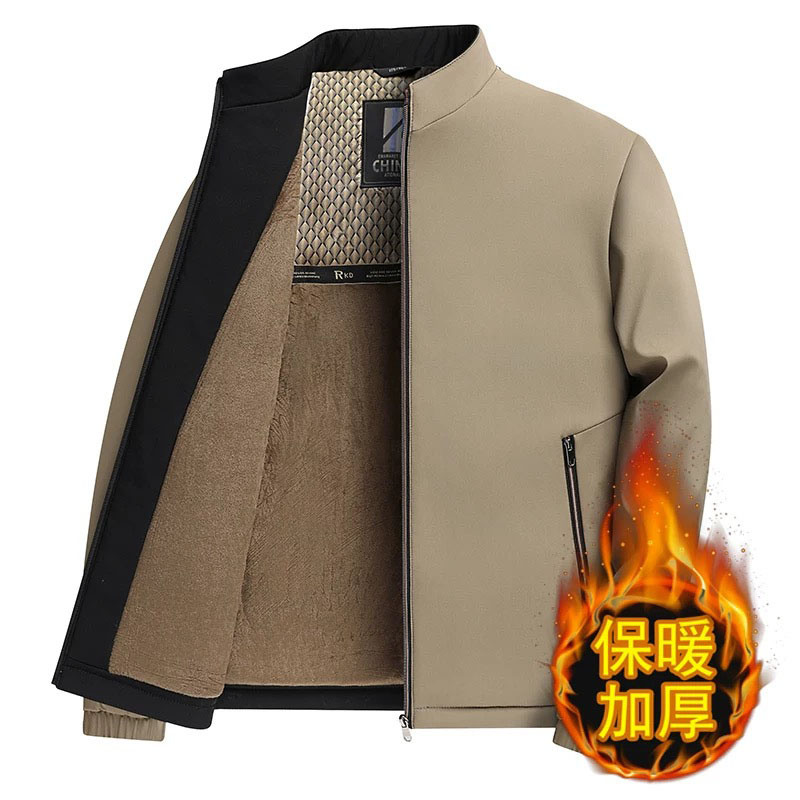 加绒加厚款中长款外套