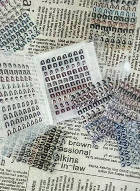 赵露思小鼻嘎贴纸Rosy周边高清防水手帐迷你贴纸指甲贴画3寸卡册