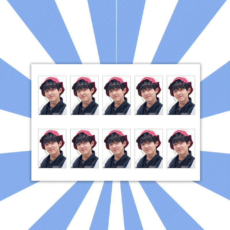 种地吧十个勤天李昊1寸证件照见