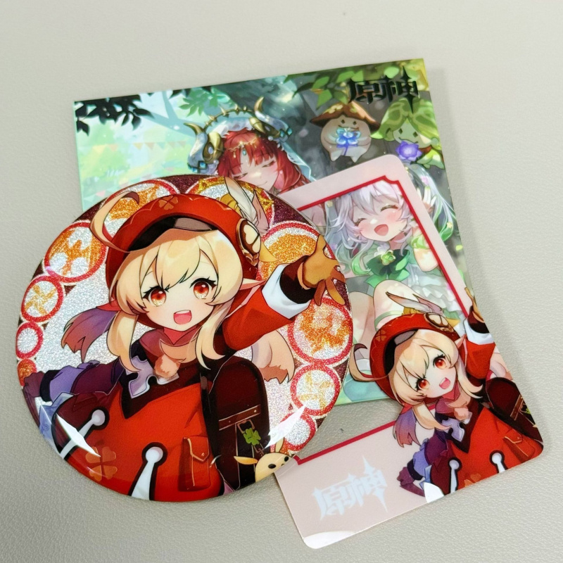 新品原神吧唧盲盒75mm同人游戏周