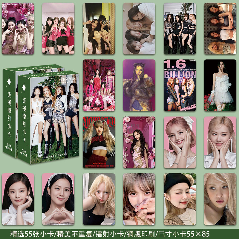 张起灵镭射小卡55张覆膜小卡盗墓笔记同款3寸小卡lomo卡礼物周