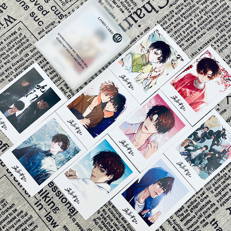 盗墓笔记lomo卡吴邪张起灵动漫人物周边收藏二次元LOMO明信片