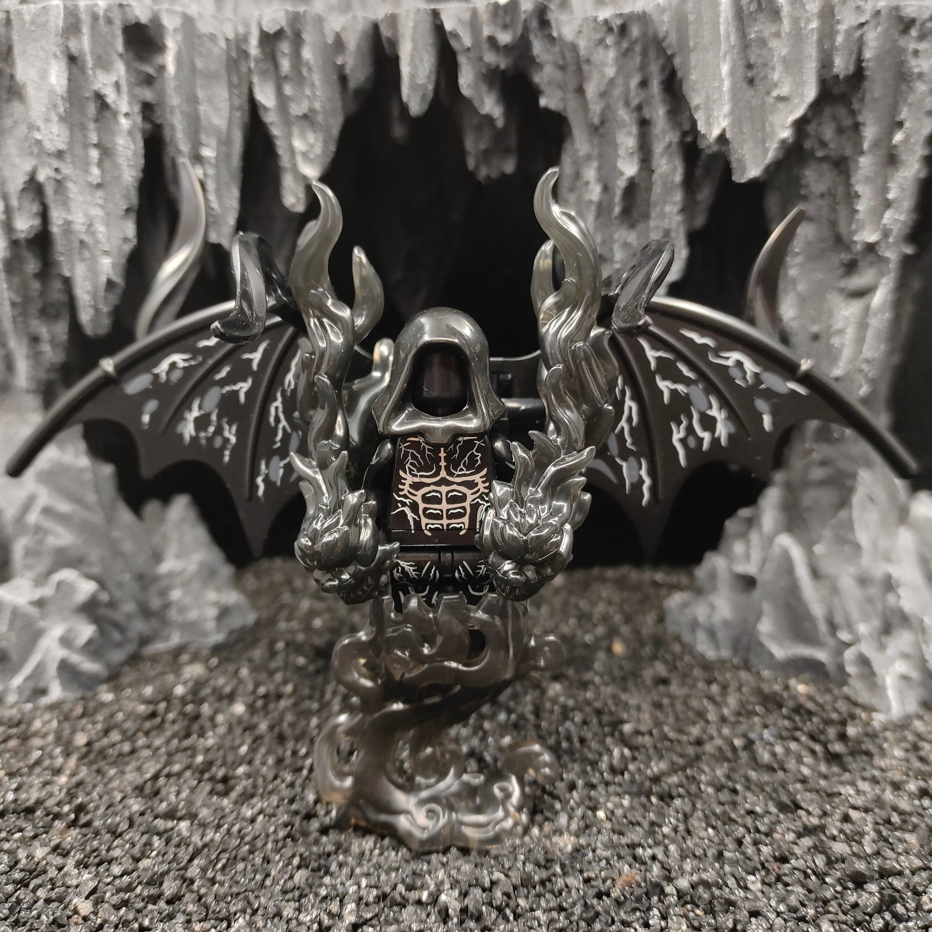 国产魔兽世界巫妖王魔戒中世纪积木人仔第三方送男孩儿童拼装玩具