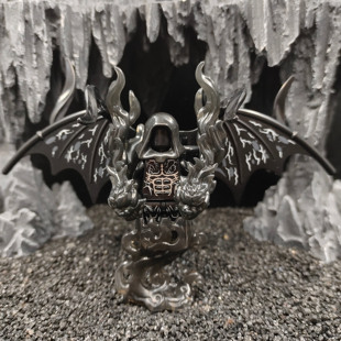 国产魔兽世界巫妖王魔戒中世纪积木人仔第三方送男孩儿童拼装玩具