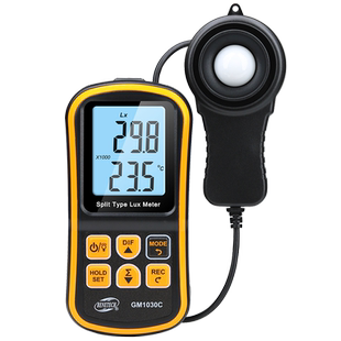 标智照度计GM1030 灯光照度计测光仪 测光亮度仪光度蓝牙照度仪