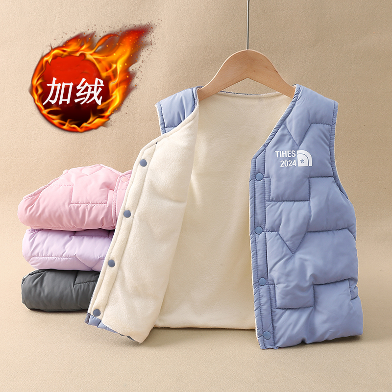 儿童羽绒棉马甲坎肩内穿