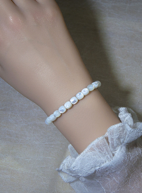 马蹄螺珍珠贝母手链女