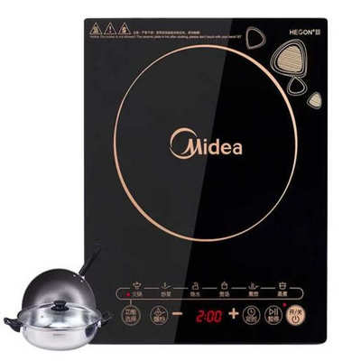 Midea/美的C21-WK2102家用电磁炉多功能火锅炒菜大火力触摸屏