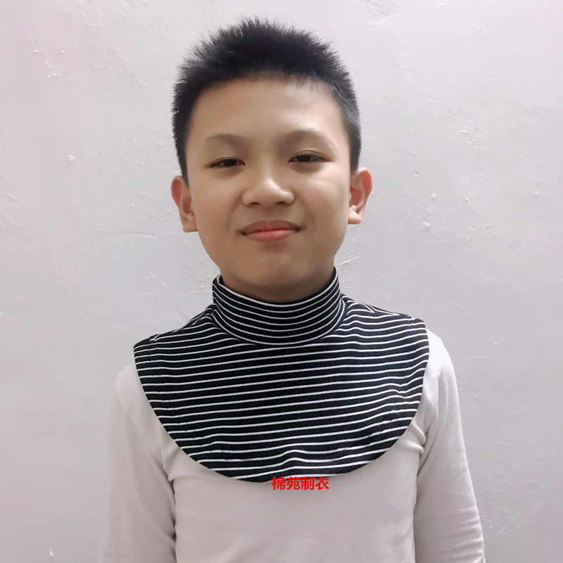 儿童假领子宝宝假高领围脖衣领