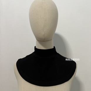 饰领 防晒围脖套头护颈装 薄款 莫代尔半高领假领子男女百搭假领夏季