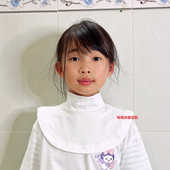 春秋百搭儿童假领子半高领男童女童纯棉打底配卫衣毛衣领围脖假领